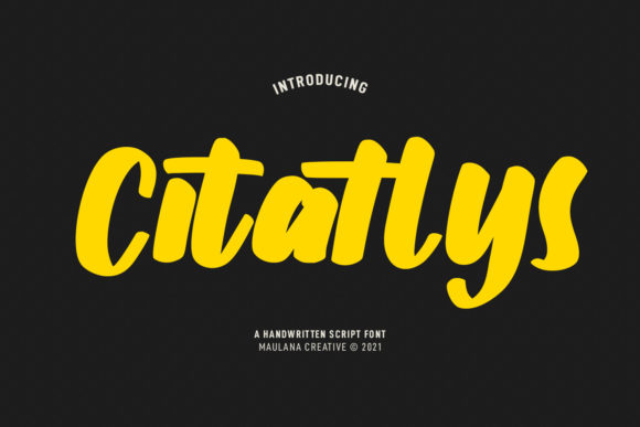 Citatlys Font