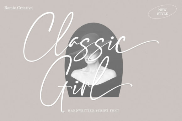 Classic Girl Font Poster 1