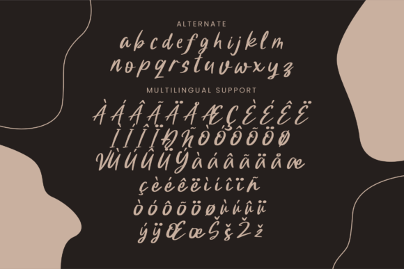 Clathing Font Poster 5