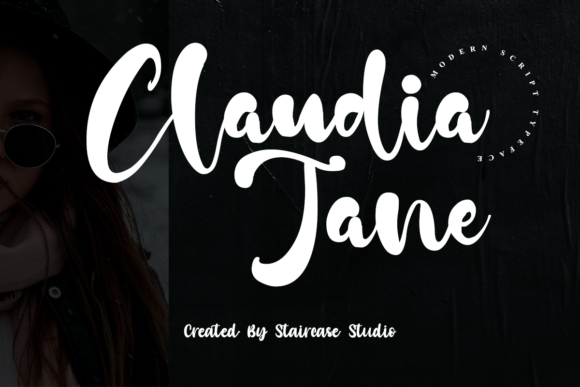 Claudia Jane Font Poster 1
