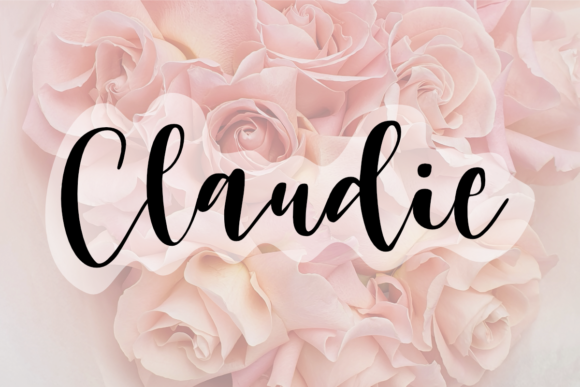 Claudie Font Claudie Font Poster 1