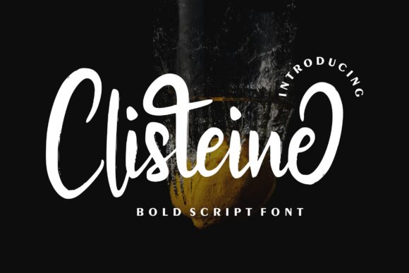 Clisteine Font Poster 1