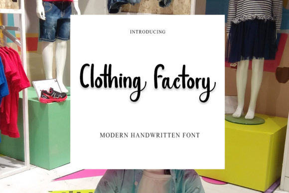 Clothing Facktory Font Poster 1