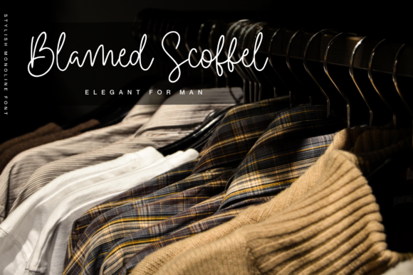 Clothingline Font Poster 4