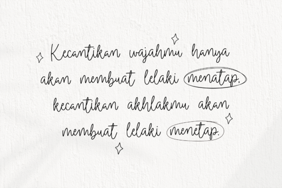 Clothingline Font Poster 8