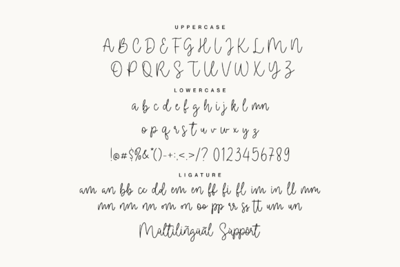 Clothingline Font Poster 9