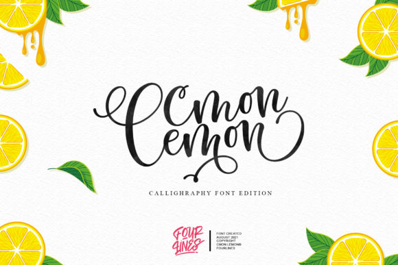 Cmon Lemon Font Poster 1