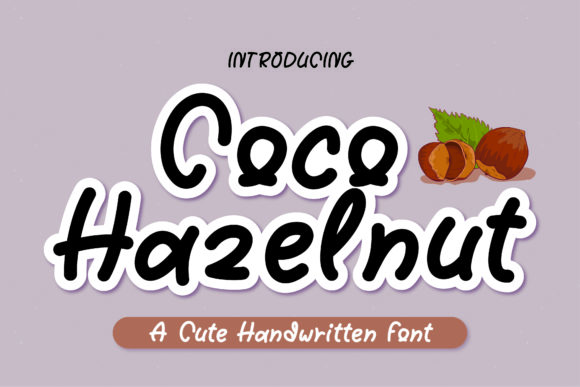 Coco Hazelnut Font Poster 1