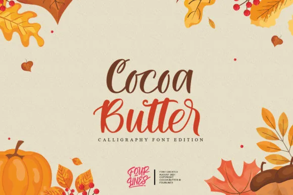Cocoa Butter Font Cocoa Butter Font Poster 1