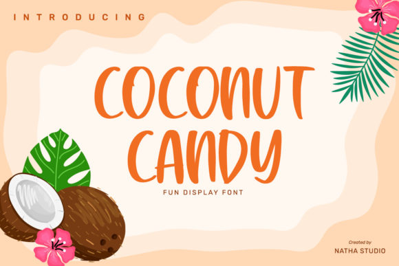 Coconut Candy Font Poster 1