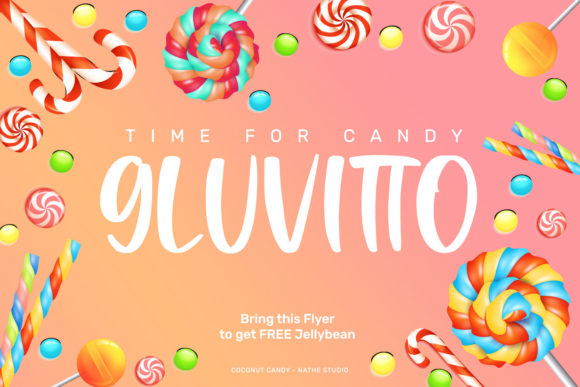 Coconut Candy Font Poster 4