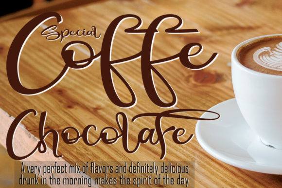 Coffe Font Poster 1