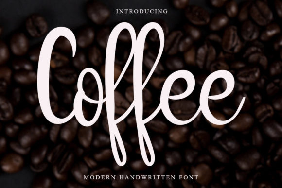 Coffee Font Poster 1