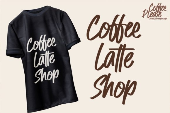 Coffee Please Font Poster 4