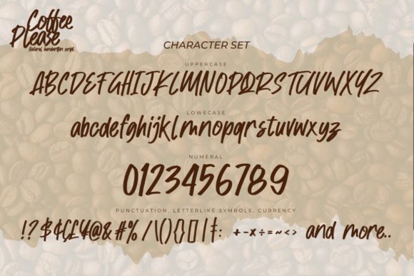 Coffee Please Font Poster 5