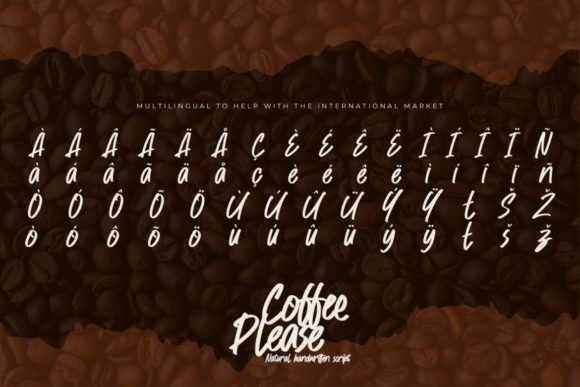 Coffee Please Font Poster 6