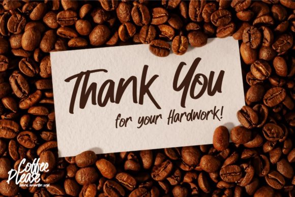 Coffee Please Font Poster 8