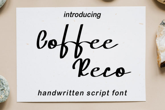 Coffee Reco Font Poster 1