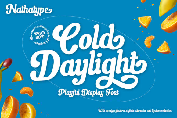 Cold Daylight Font Poster 1