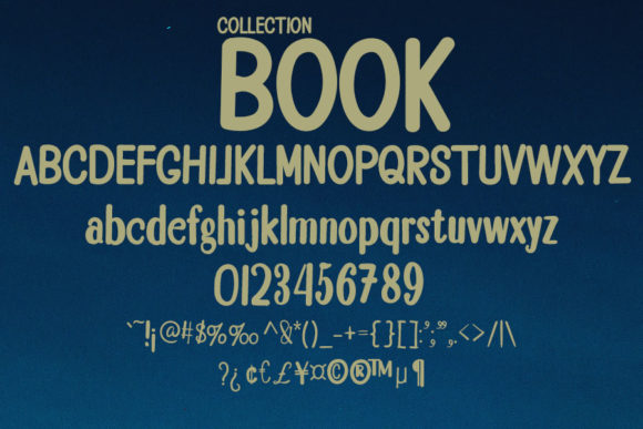 Collection Book Font Poster 4