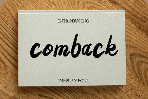 Comback Font