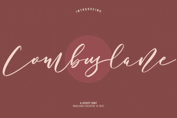 Combuslane Script Font