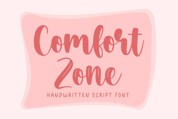 Comfort Zone Font Poster 1