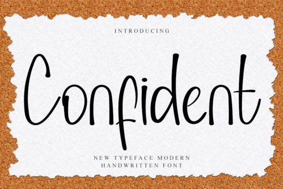 Confident Font Poster 1