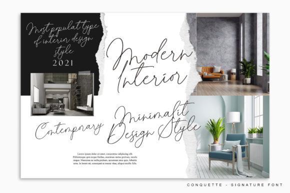 Conquette Font Poster 5