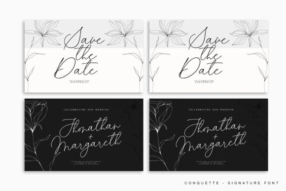 Conquette Font Poster 6