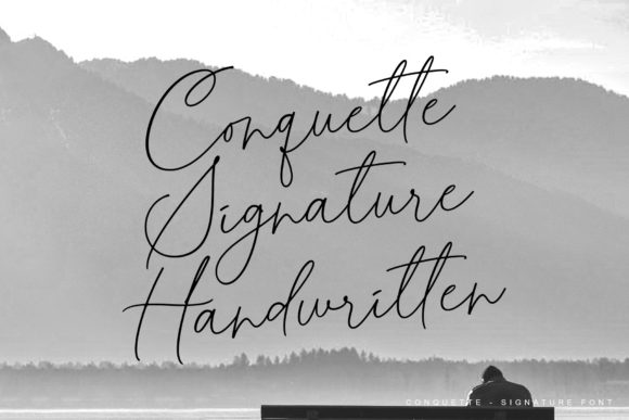 Conquette Font Poster 8