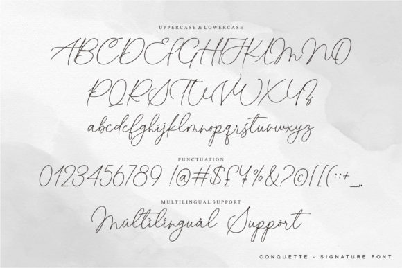 Conquette Font Poster 9