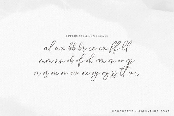 Conquette Font Poster 10