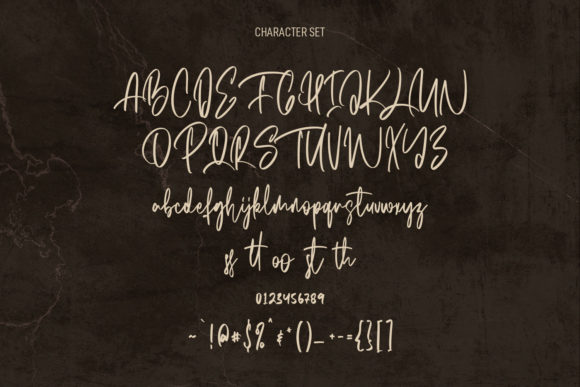 Conspirates Signature Font Poster 8