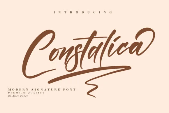 Constalica Font Constalica Font Poster 1
