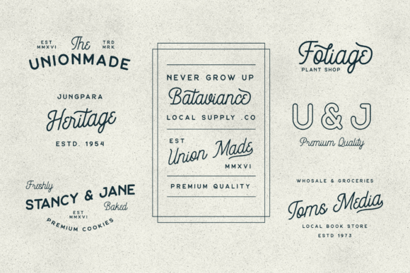 Constaline Font Poster 3