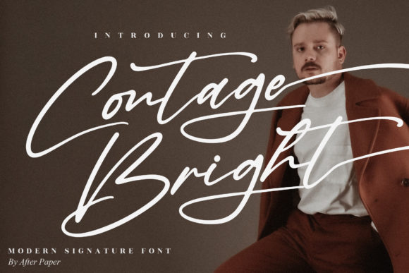 Contage Bright Font Poster 1