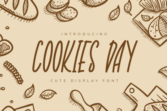 Cookies Day Font Poster 1