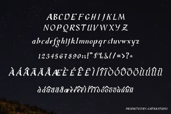 Corobikan Font Poster 6