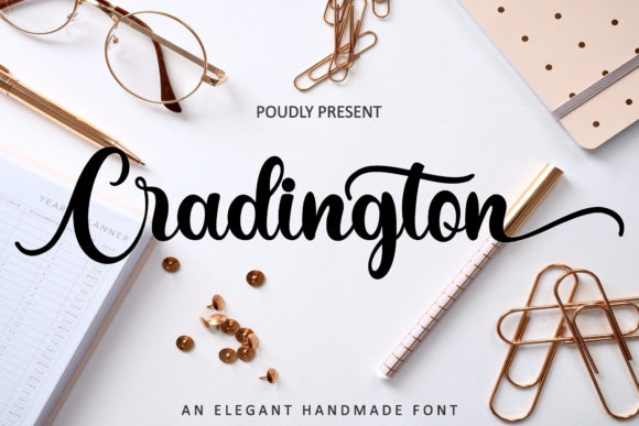 Cradington Font Poster 2