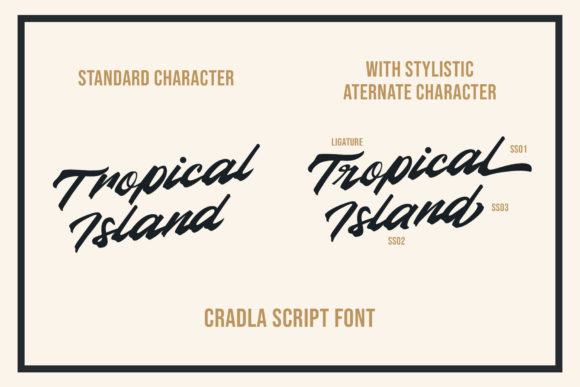 Cradla Font Poster 9