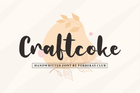 Craftcoke Font Poster 1