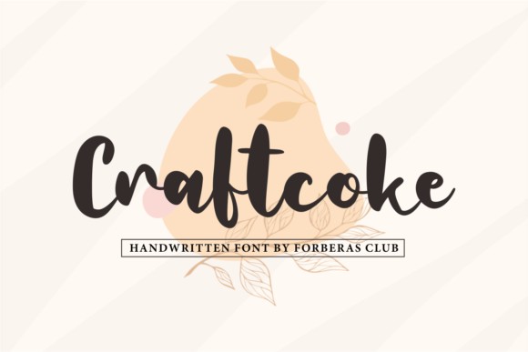 Craftcoke Font Craftcoke Font Poster 1