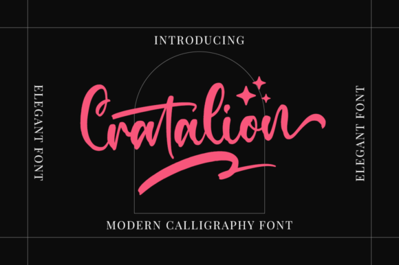 Cratalion Font Poster 1