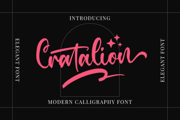 Cratalion Font Cratalion Font Poster 1