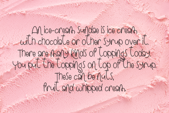 Creamly Font Poster 2