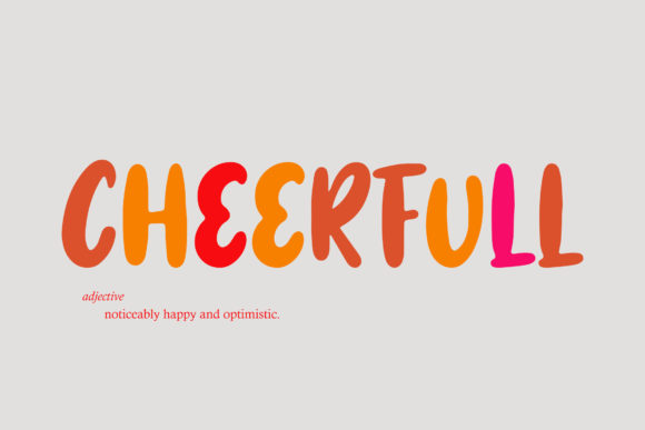 CreamPie Font Poster 2