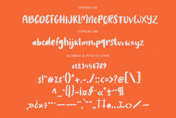 CreamPie Font Poster 9