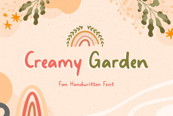 Creamy Garden Font Poster 1
