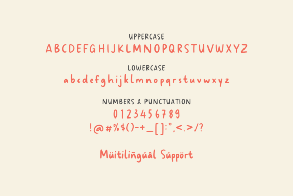 Creamy Garden Font Poster 9